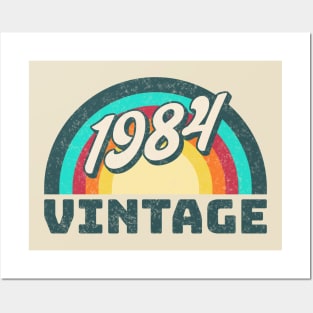 1984 vintage, 40th birthday, 1984, vintage, turning 40, awsome 40th, birthday gift, best year Posters and Art